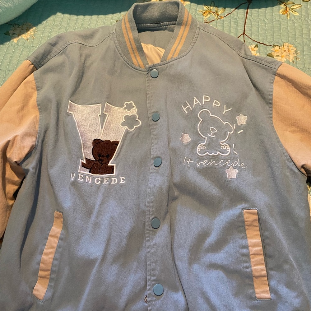 Teddy Bear Varsity Jacket